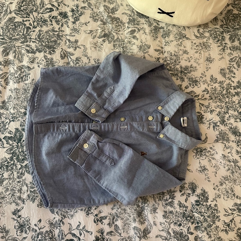 GAP Kids Light Blue Button-Down Shirt